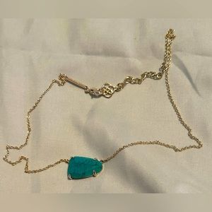 Kendra Scott Isla Turquoise Pendant Necklace
